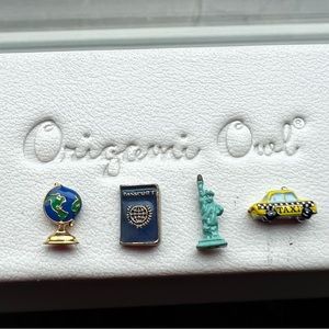 Origami Owl Travel Inspired Charm Set